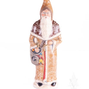 Statement Gingerbread Father Christmas With Toys and Instruments