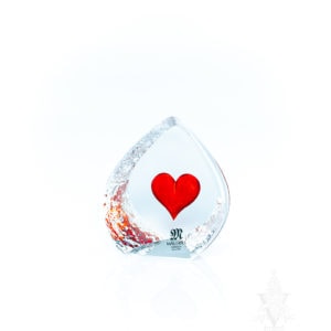 Målerås Swedish Crystal Heart (Small)
