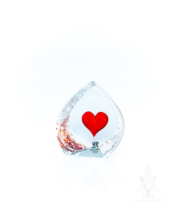 Målerås Swedish Crystal Heart (Small)