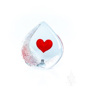 Målerås Swedish Crystal Heart (Large)