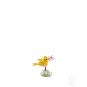 Tiny Yellow Bird Delivering Love Letter by Wendt & Kühn