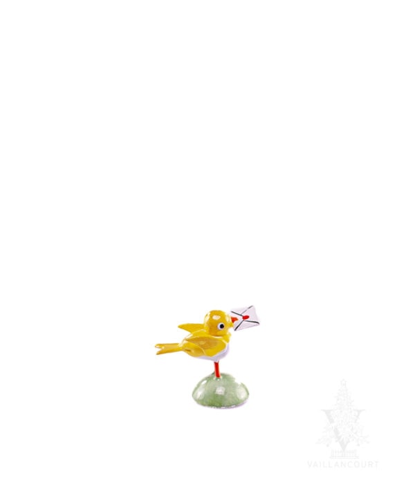 Tiny Yellow Bird Delivering Love Letter by Wendt & Kühn
