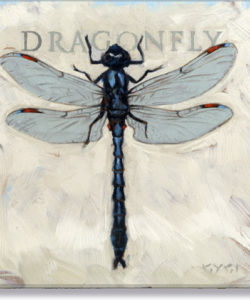 Blue Dragonfly Giclee Wall Art