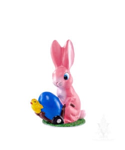 Ino Schaller Pink Bunny With Chick And Blue Egg