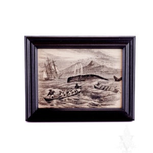 Framed "Pursuit of the Greenland Whale"
