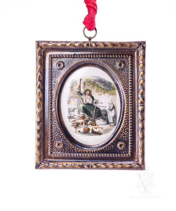 Scrooge's Third Visitor Brass Frame