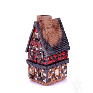 Kastel Keramik Half Timber House Red