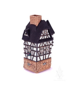Kastel Keramik Half Timber House Withflowers