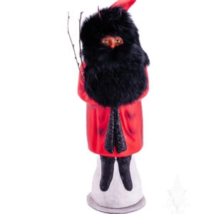 Ino Schaller Tall Red Krampus with Fur