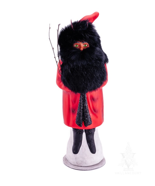 Ino Schaller Tall Red Krampus with Fur