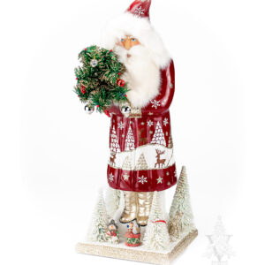 Red Santa With Landscape Design