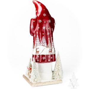 Red Santa With Landscape Design