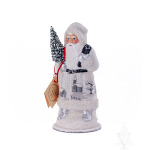Ino Schaller White Santa With Grey Landscape