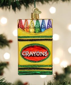 Box Of Crayons Ornament