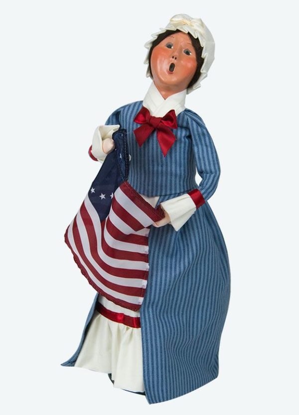 Standing Betsy Ross with Flag