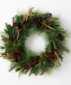 Pine Antler Wreath