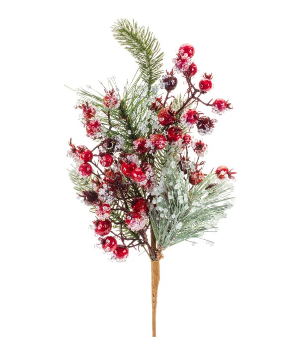 Iced Pine and Berry Spray