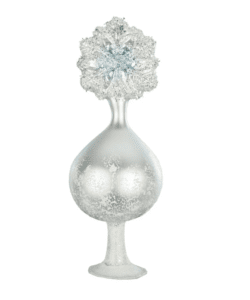 Colore: Argento Lucido/Bianco Opaco/Porcellana Palle di Natale da 45 mm Inge-glas 1900D002 28 Pezzi 