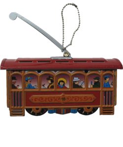 Collectible Tin Ornament - Cablecar