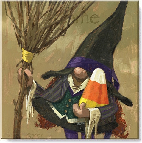 Witch Gnome Giclee Wall Art