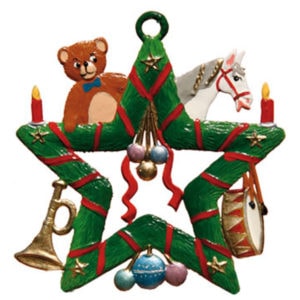 Gift Star Pewter Ornament by Wilhelm Schweizer