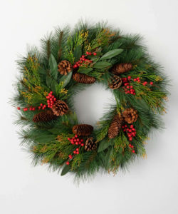 Rustic Pine and Berry Wreath