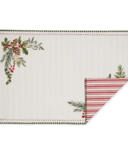 Boughs Of Holly Printed Placemat