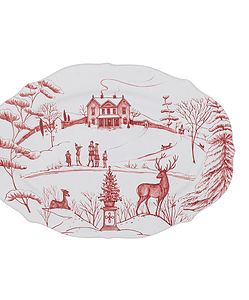 Country Estate Tray 8 in - Winter Frolic