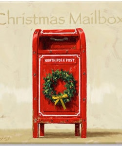 Christmas Mailbox Giclee Wall Art