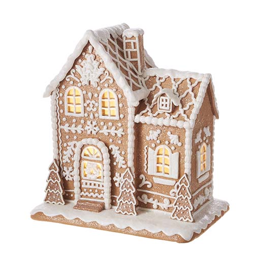 Grand Gingerbread Lighted House