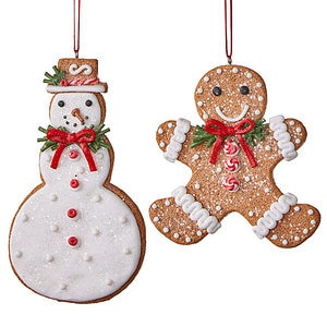 Gingerbread Snowman & Traditional Person (Assorted)