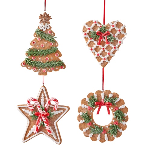 Gingerbread Hanging Ornament (Assorted)