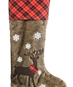 Star-Bucks Lit Standing Stocking