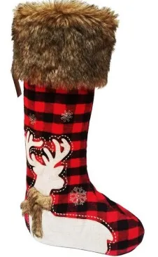 Check The Deer Standing Stocking