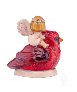 Angel Taking Flight on Cardinal