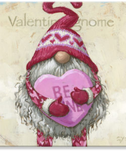 Valentine Gnome Giclee Wall Art