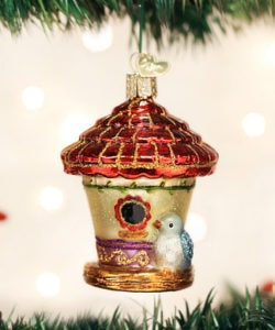 Charming Bird House Ornament
