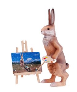 Marolin Large Easter Bunny Candy Box Painter
