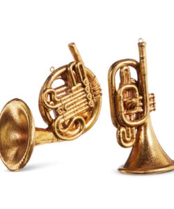 Horn Ornament  (Assorted designs)