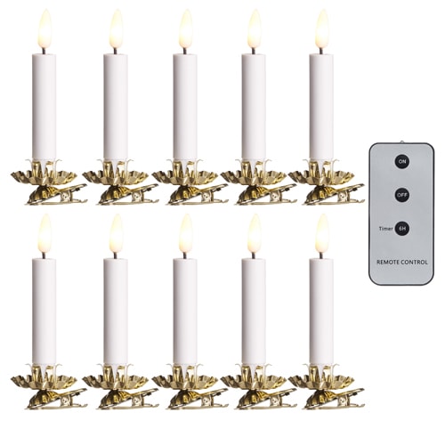 Clip On Candles (Box of 10)