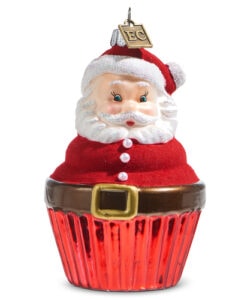 Eric Cortina Santa Cupcake Ornament
