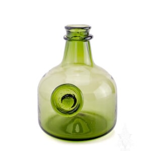 Jamestown Glass Historical Green Onion Bottle