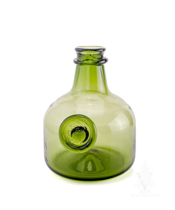 Jamestown Glass Historical Green Onion Bottle