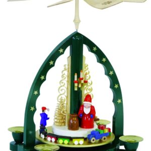 Glässer 1 Tier Santa with Train & Toys Pyramid