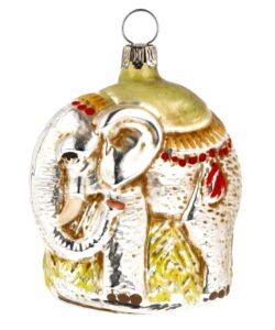 MAROLIN Glass Ornament Elephant