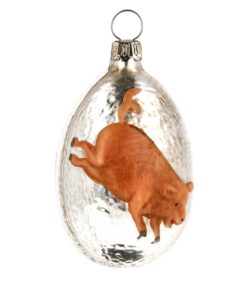 MAROLIN Miniature Glass Ornament Swine