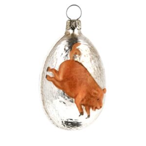 MAROLIN Miniature Glass Ornament Swine