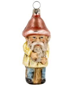 MAROLIN Glass Ornament Rumpelstiltskin Red Hat