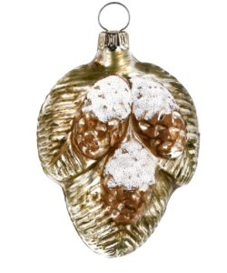 MAROLIN Glass Ornament Spruce With Cones
