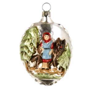 MAROLIN Glass Ornament Little Red Riding Hood